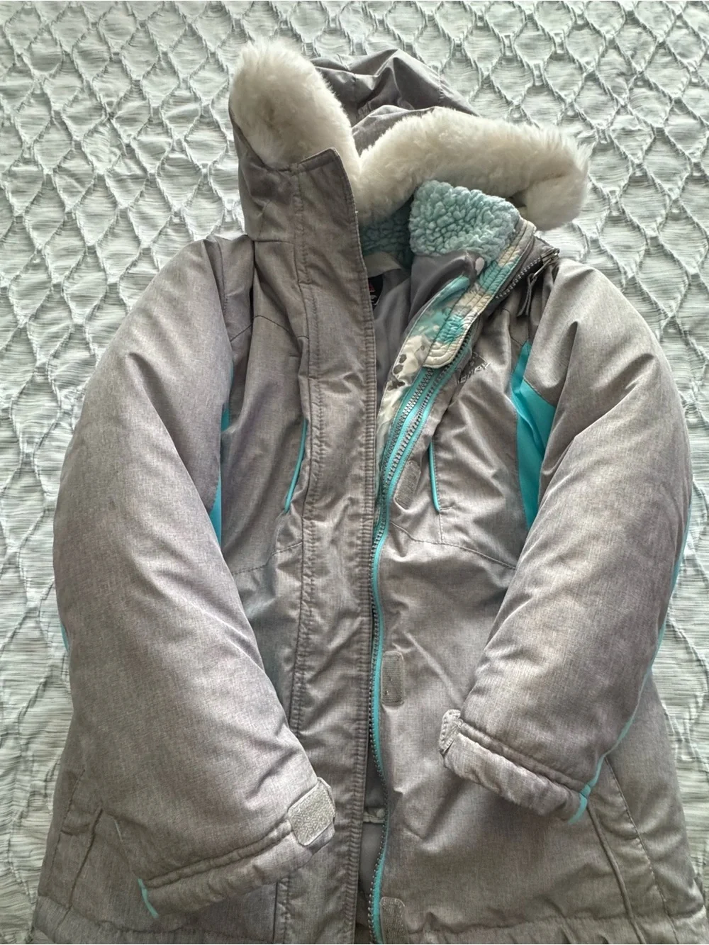 Girls' Gerry 3 in 1 Coat with Faux Fur Hood